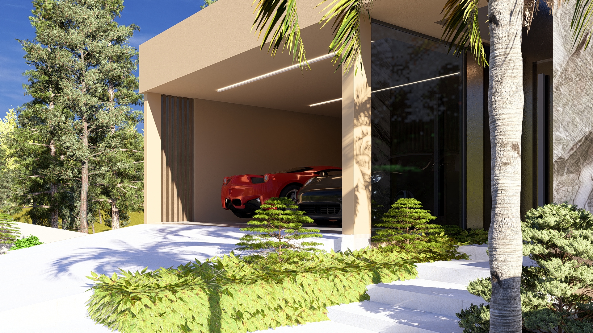Moradia Lote 119 — Detalhe garagem